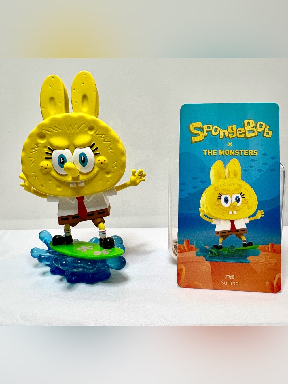 Pop Mart’s Sponge Bob x The Monsters collab with “Surfing” Figurine!